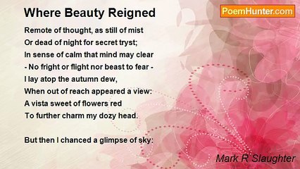 Mark R Slaughter - Where Beauty Reigned