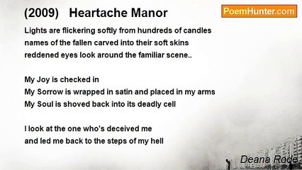 Deana Rode - (2009)   Heartache Manor