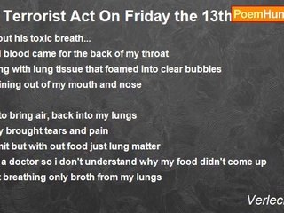 Verlecia fields - 'A Terrorist Act On Friday the 13th'