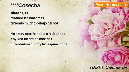 HAZEL Calumarde - ****Cosecha