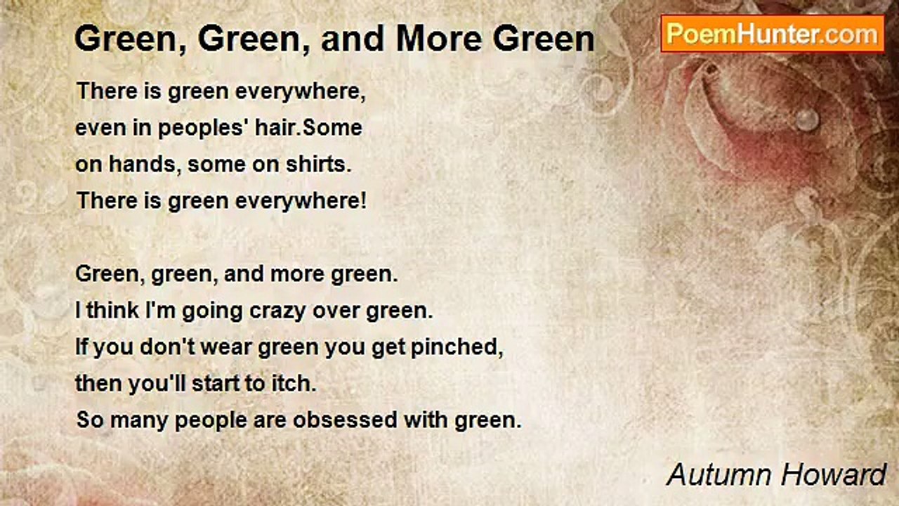 Autumn Howard - Green, Green, and More Green