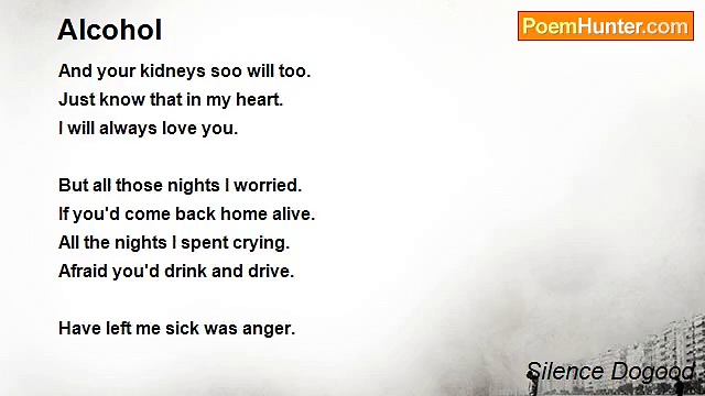 Silence Dogood – Alcohol