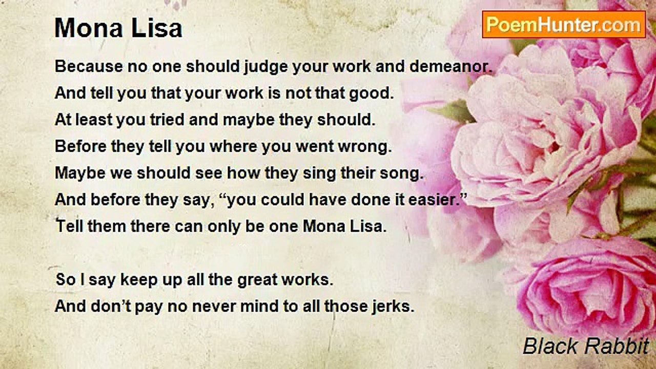 Black Rabbit - Mona Lisa