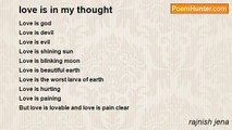 rajnish jena - love is in my thought