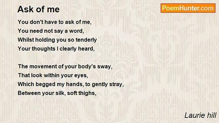 Laurie hill - Ask of me