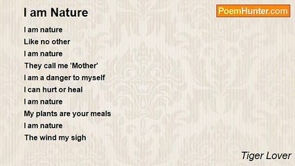 Tiger Lover - I am Nature