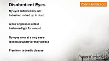 Palas Kumar Ray - Disobedient Eyes