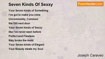 Joseph Caraveo - Seven Kinds Of Sexxy