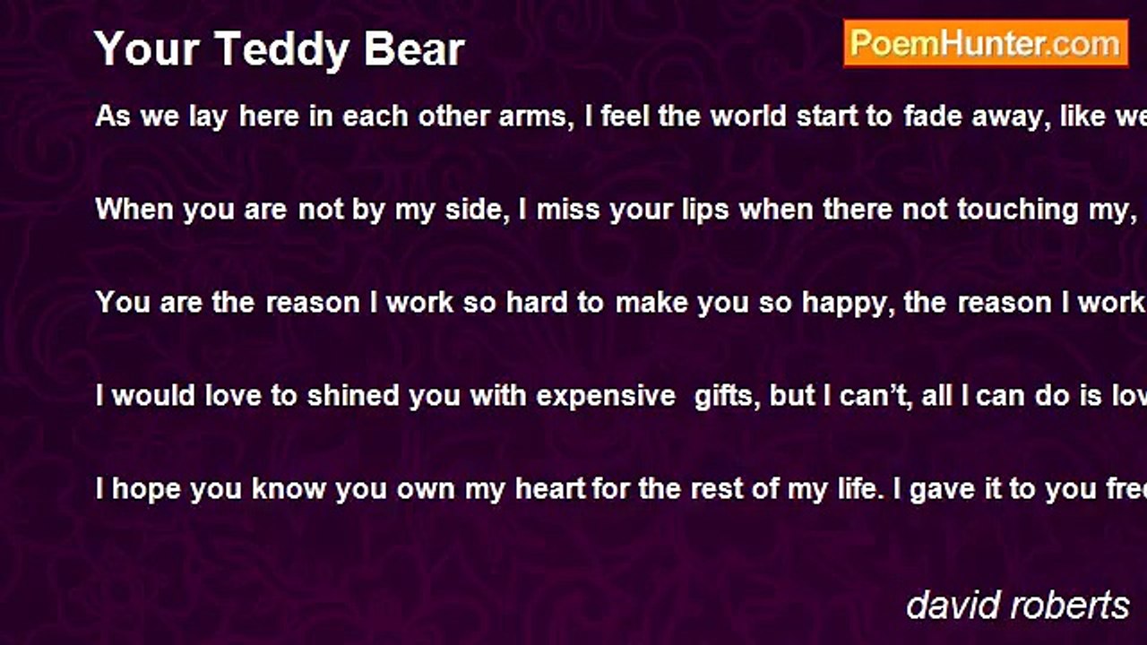 david roberts - Your Teddy Bear