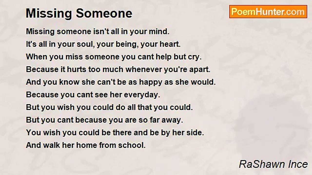 RaShawn Ince - Missing Someone