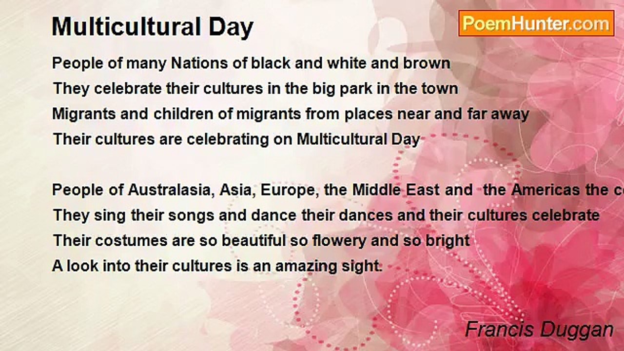 Francis Duggan - Multicultural Day