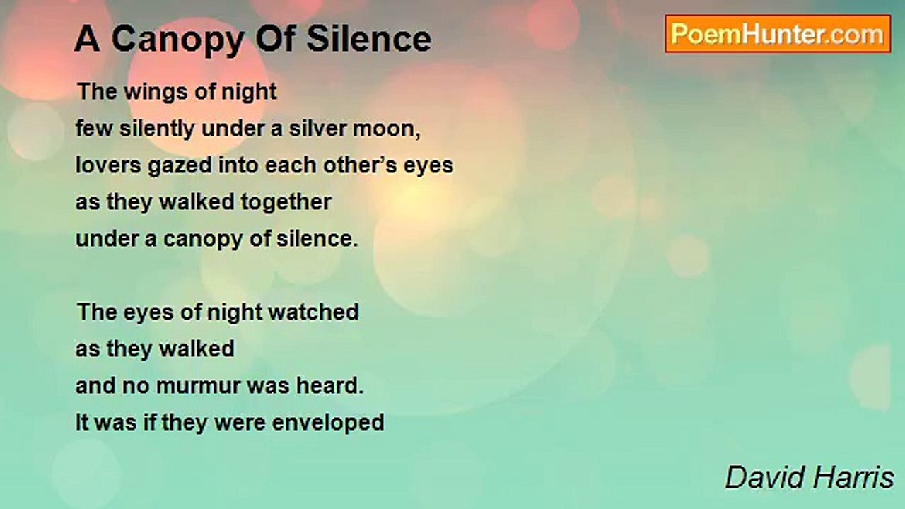 David Harris - A Canopy Of Silence
