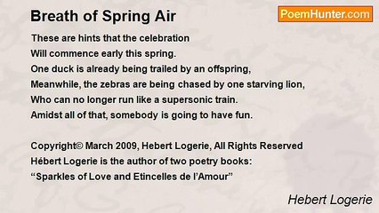 Hebert Logerie - Breath of Spring Air