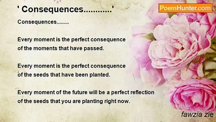 fawzia zie - ' Consequences............'