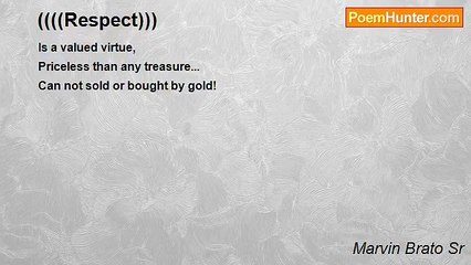 Marvin Brato Sr - ((((Respect)))