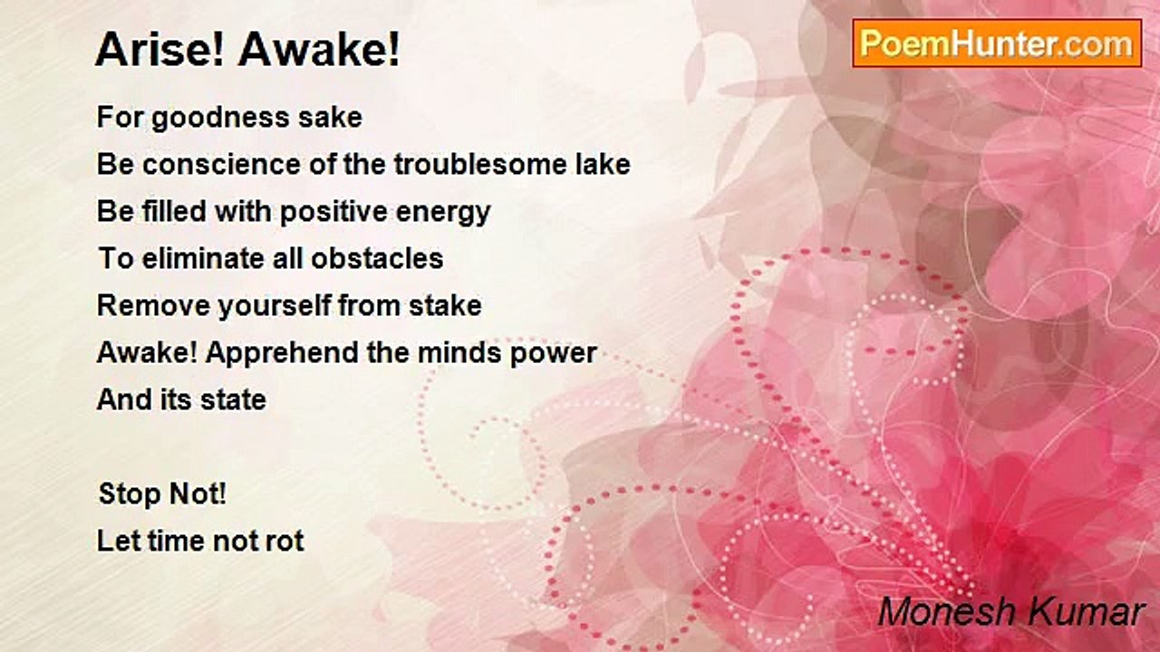 Monesh Kumar - Arise! Awake!