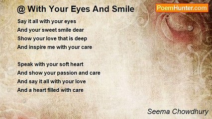 Seema Chowdhury - With Your Eyes And Smile