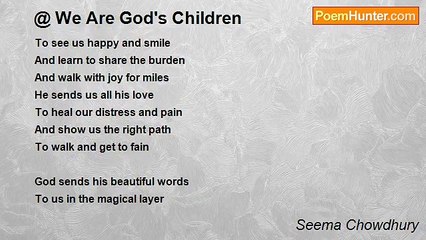 Seema Chowdhury - We Are God's Children