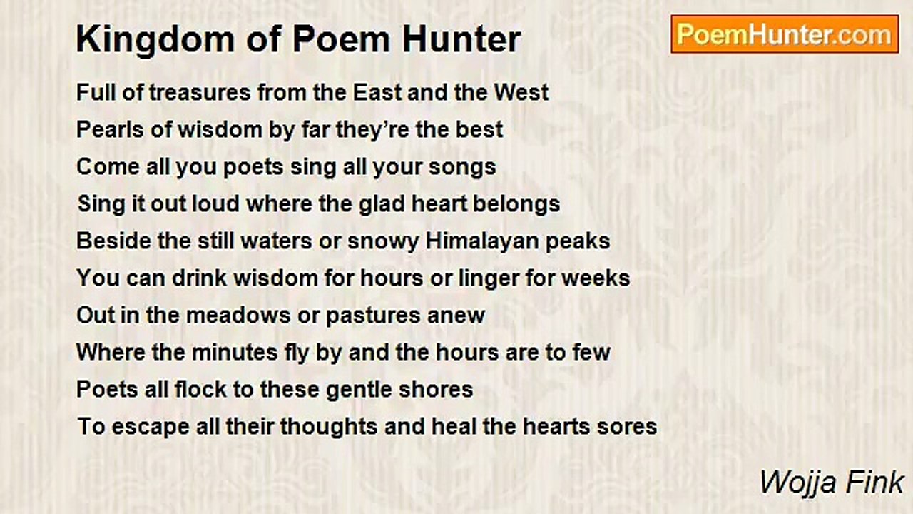 Wojja Fink - Kingdom of Poem Hunter