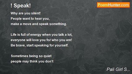 Pali Girl S... - ! Speak!