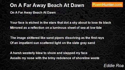 Eddie Roa - On A Far Away Beach At Dawn