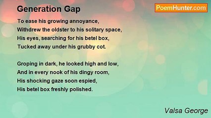 Valsa George - Generation Gap