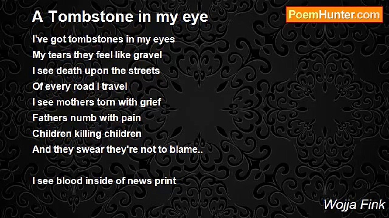 Wojja Fink - A Tombstone in my eye
