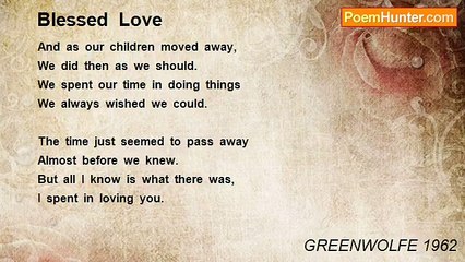 GREENWOLFE 1962 - Blessed  Love