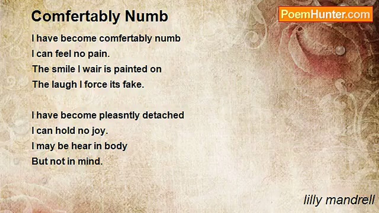 lilly mandrell - Comfertably Numb