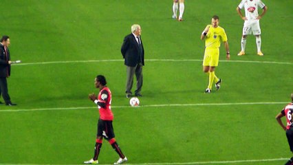 07/11/14 : SRFC-FCL : coup d'envoi Yves Boutet