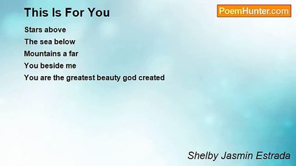 Shelby Jasmin Estrada - This Is For You