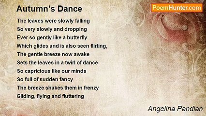 Angelina Pandian - Autumn’s Dance