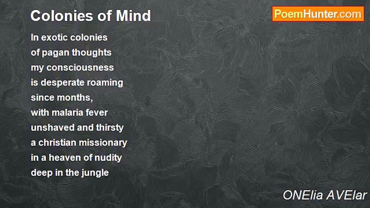 ONElia AVElar - Colonies of Mind