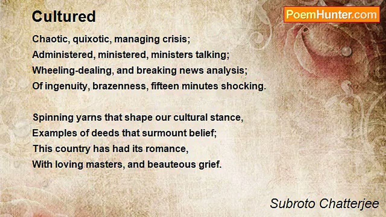 Subroto Chatterjee - Cultured