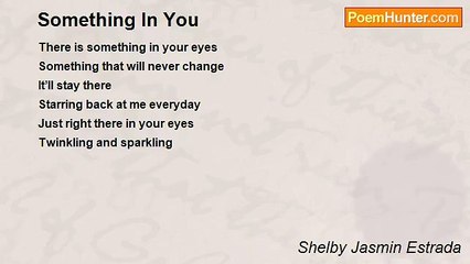 Shelby Jasmin Estrada - Something In You