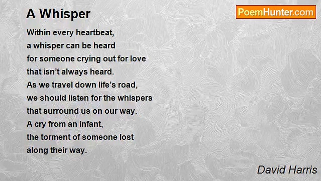 David Harris - A Whisper