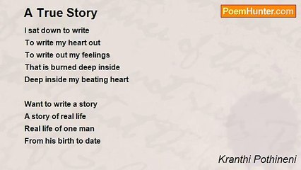 Kranthi Pothineni - A True Story