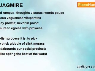 sathya narayana - QUAGMIRE