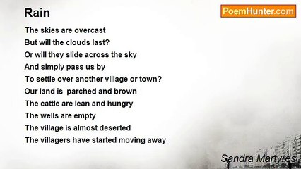 Sandra Martyres - Rain