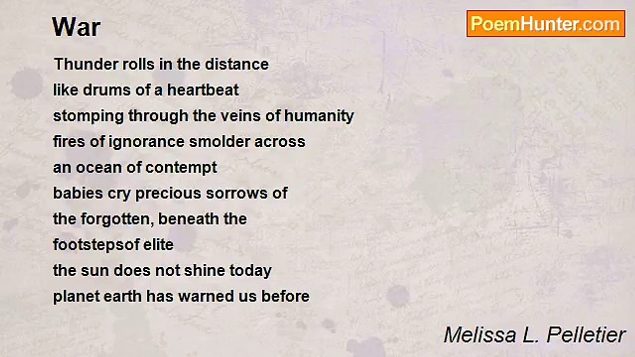 Melissa L. Pelletier - War