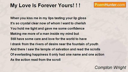 Compton Wright - My Love Is Forever Yours! ! !