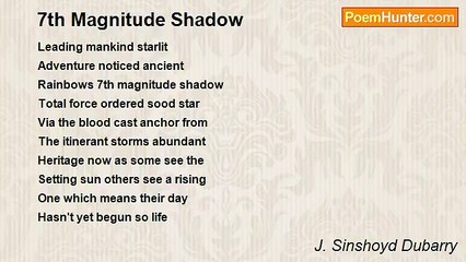 J. Sinshoyd Dubarry - 7th Magnitude Shadow