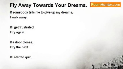 Haidee ( ) - Fly Away Towards Your Dreams.