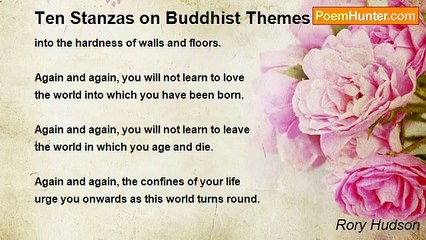 Rory Hudson - Ten Stanzas on Buddhist Themes