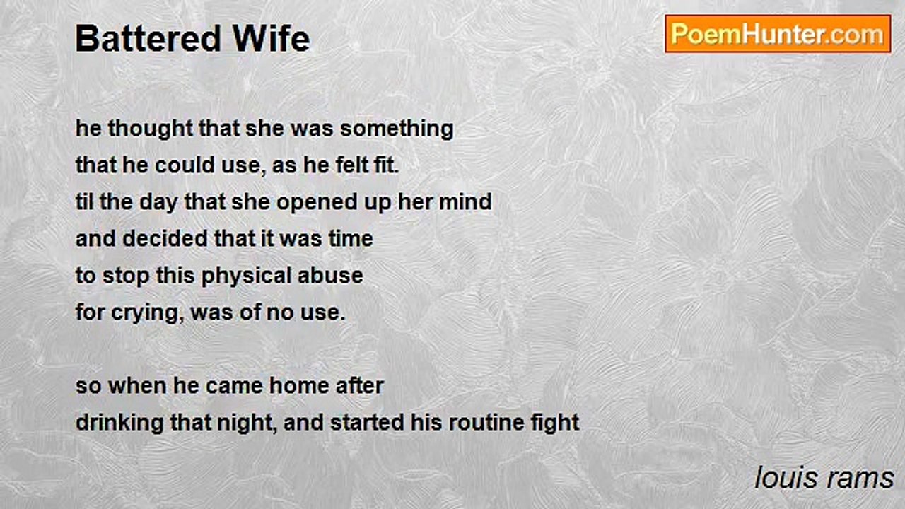 louis rams - Battered Wife