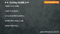 jade MOnteScLArOS - ♥ ♥ .GoiNg HoME.♥ ♥