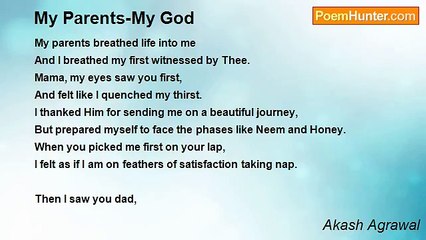 Akash Agrawal - My Parents-My God