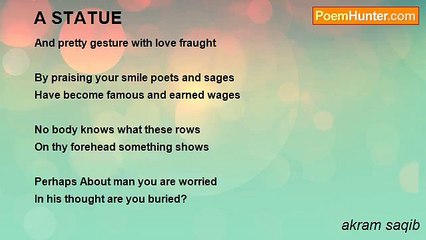 akram saqib - A STATUE