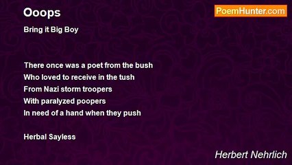 Herbert Nehrlich - Ooops