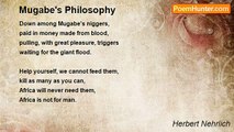 Herbert Nehrlich - Mugabe's Philosophy